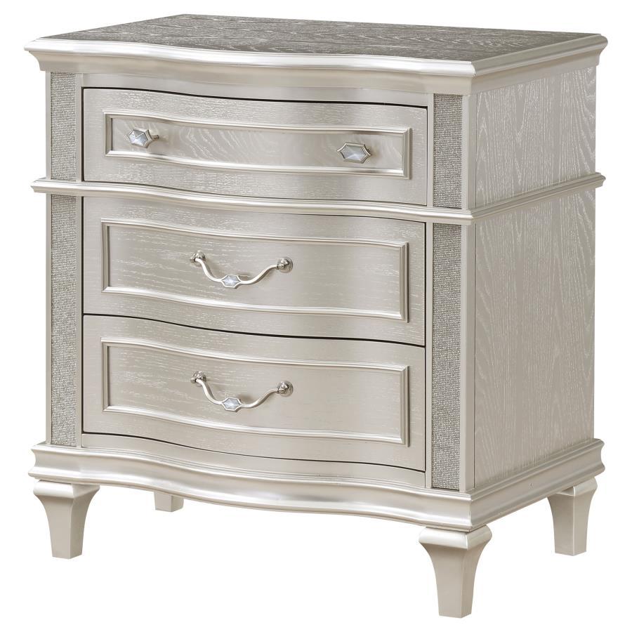 Evangeline 3-Drawer Nightstand