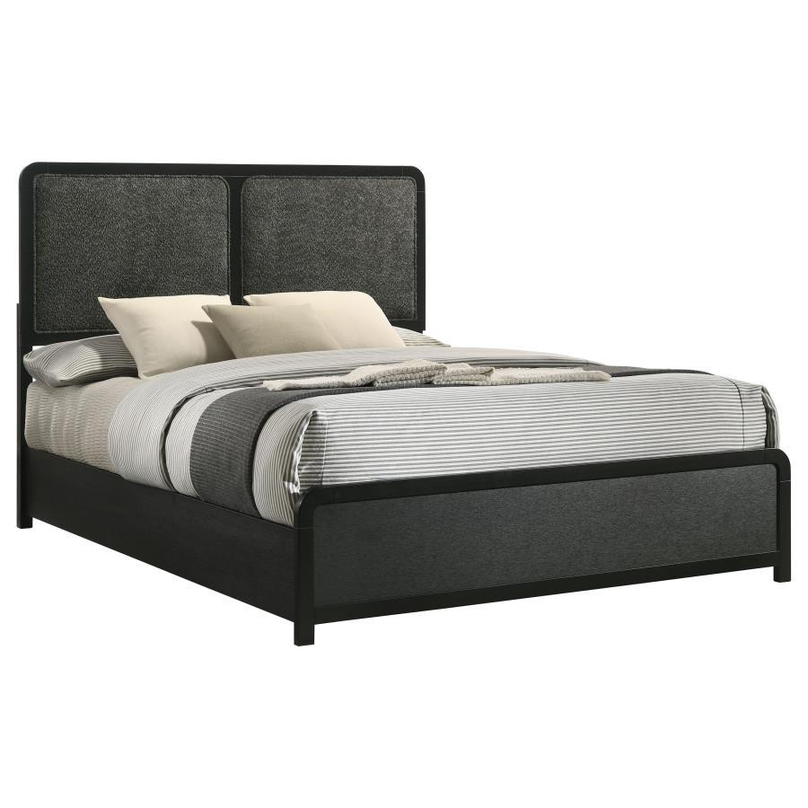 Cavelle Upholstered Bed in Black
