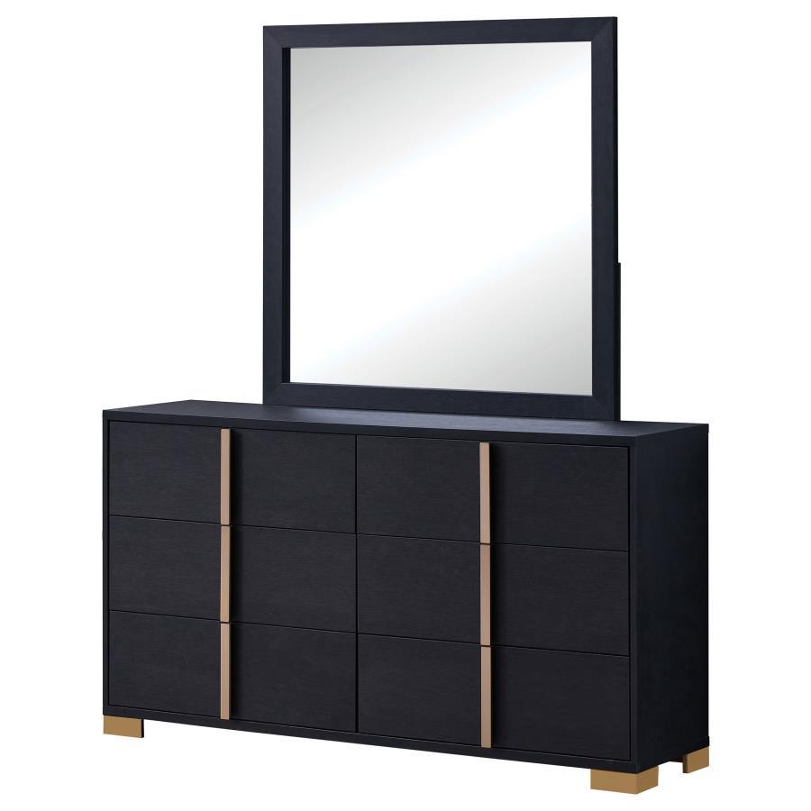 Marceline 6-Drawer Dresser With Mirror