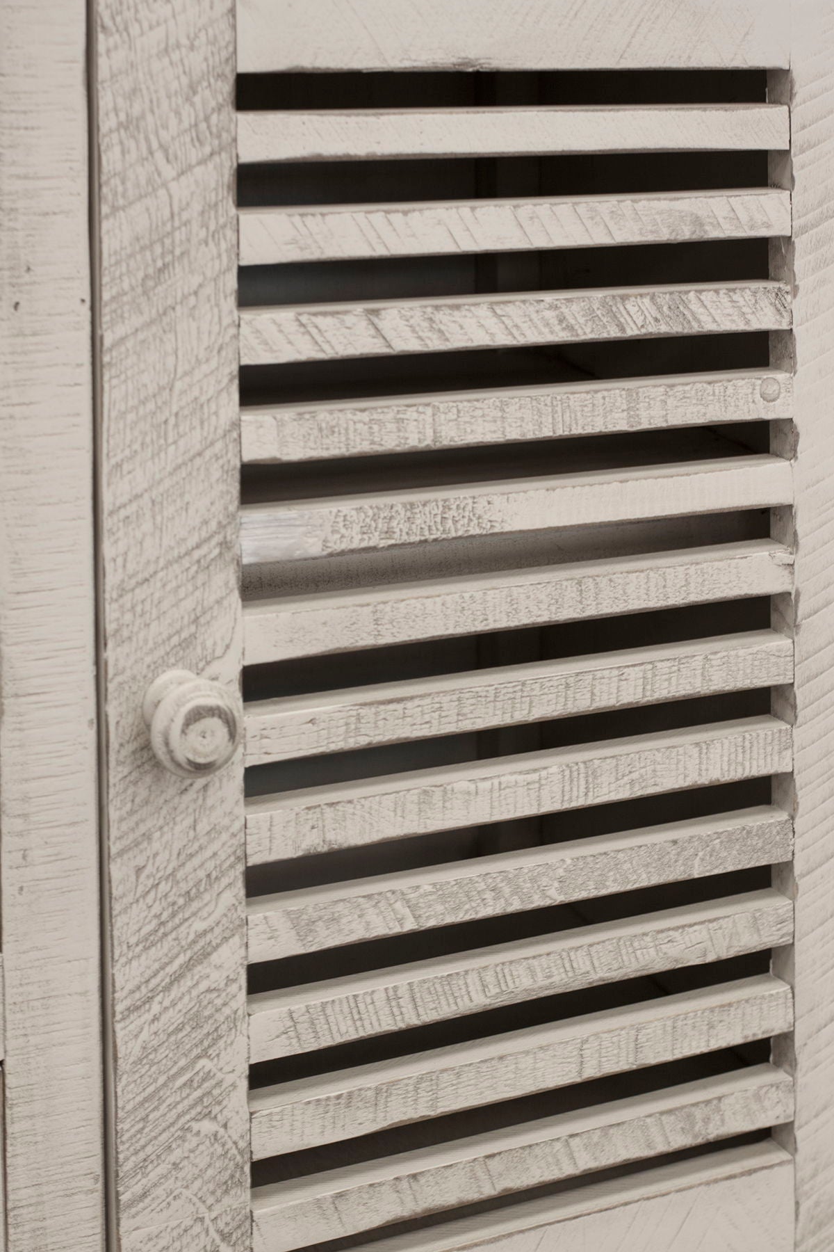 Stone -6 Drawer 2 Door Buffet - Antiqued Ivory / Weathered Gray