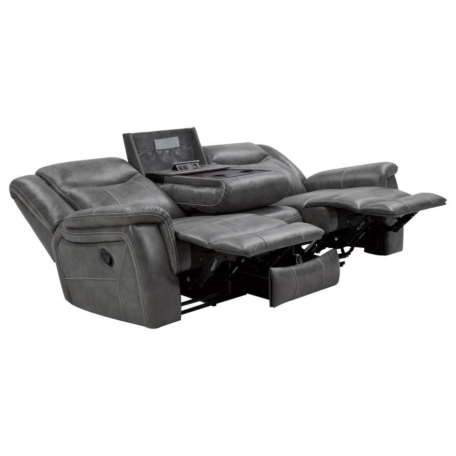 Conrad - Upholstered Padded Arm Motion Sofa