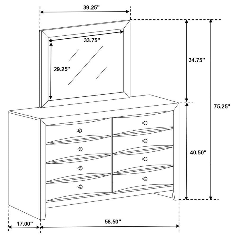 Briana 8-Drawer Dresser