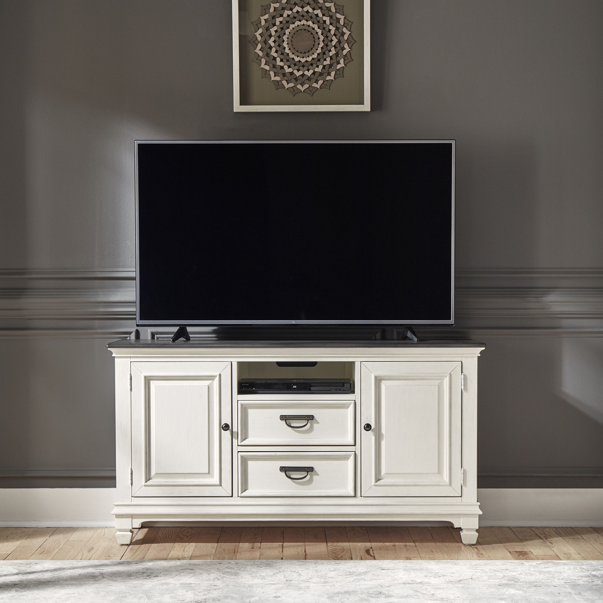 Allyson Park Classic White TV Console