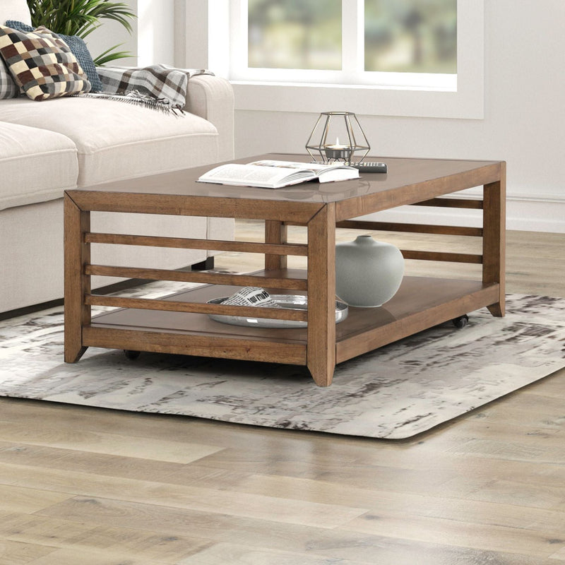 Shaker Lakes - Cocktail Table - Brown