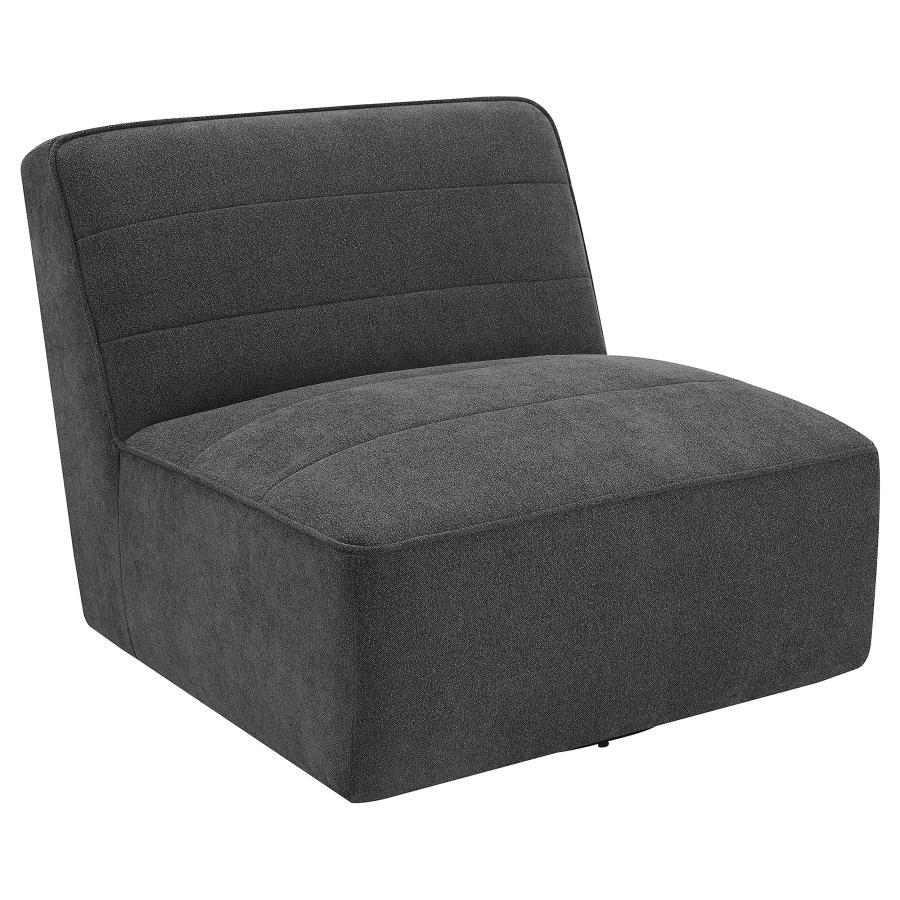 Cobie Upholstered Armless Swivel Chair