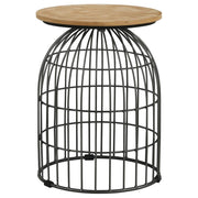 Bernardo Round Wire Frame Side Table