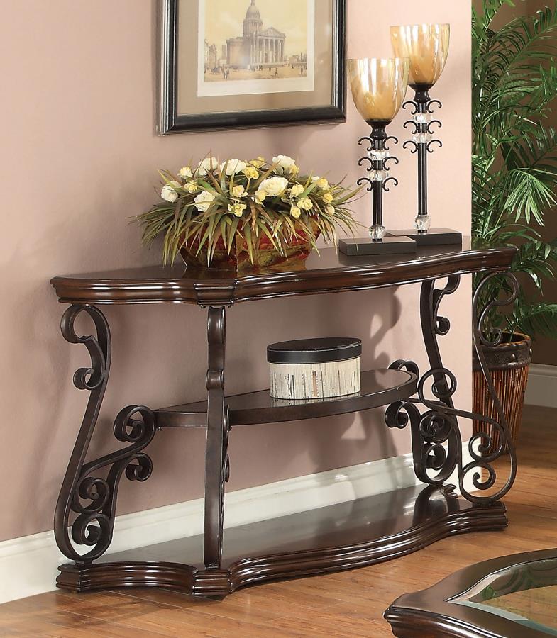 Laney Scrollwork Console Table