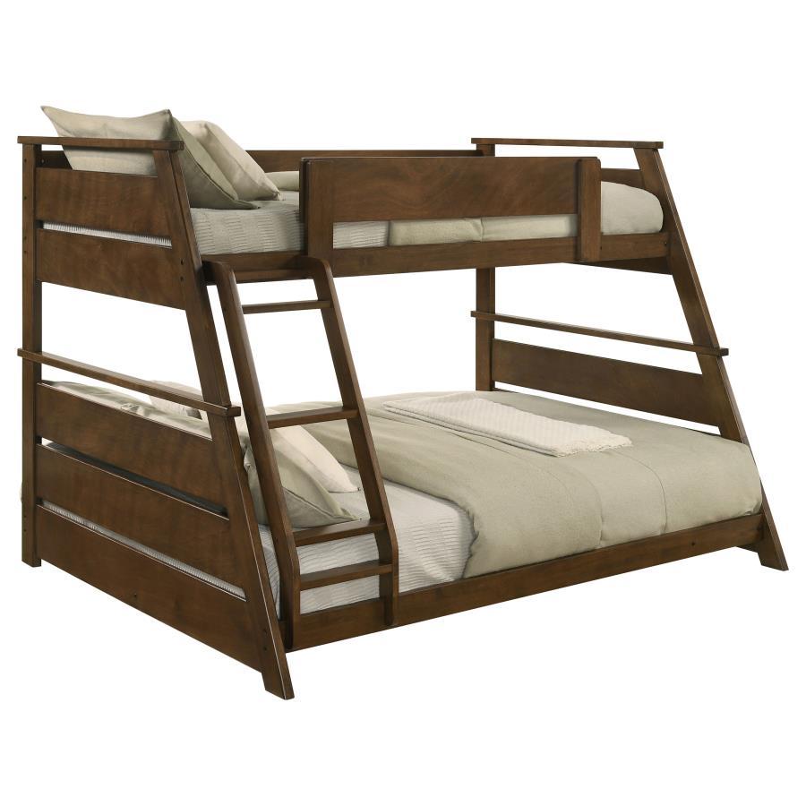 Holden Twin over Full Wood Veneer Bunk Bed