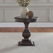Provence Park - Round End Table - Brown