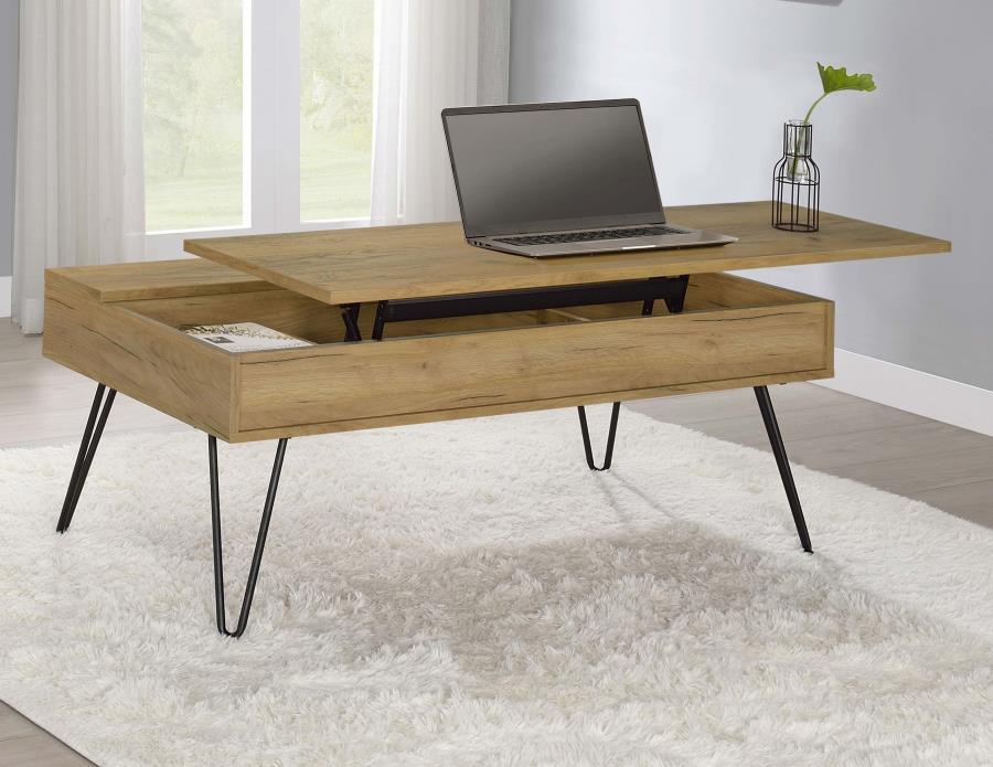 Fanning Engineered Wood Lift Top Coffee Table