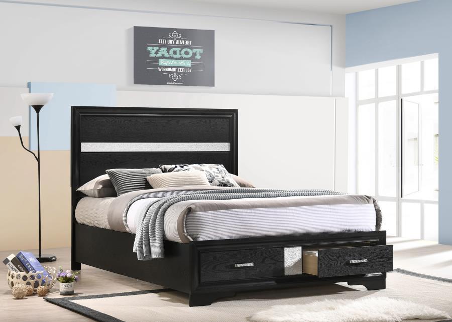 Miranda Full Storage Panel Bed
