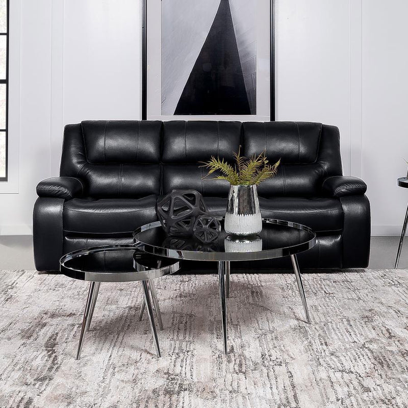 Camila Upholstered Motion Reclining Sofa