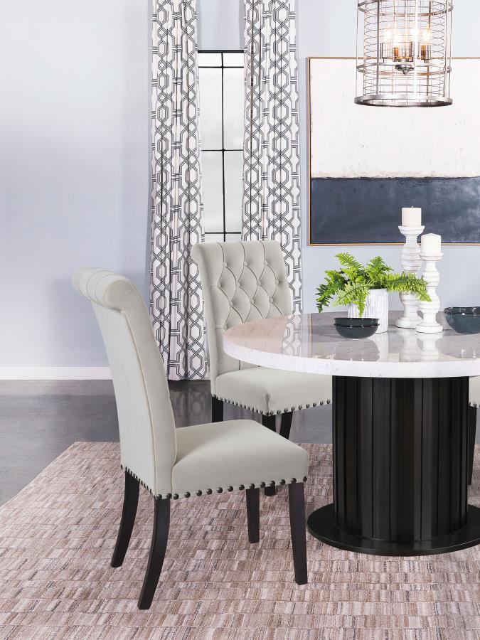 Alana Set of 2 Upholstered Dining Side Chairs