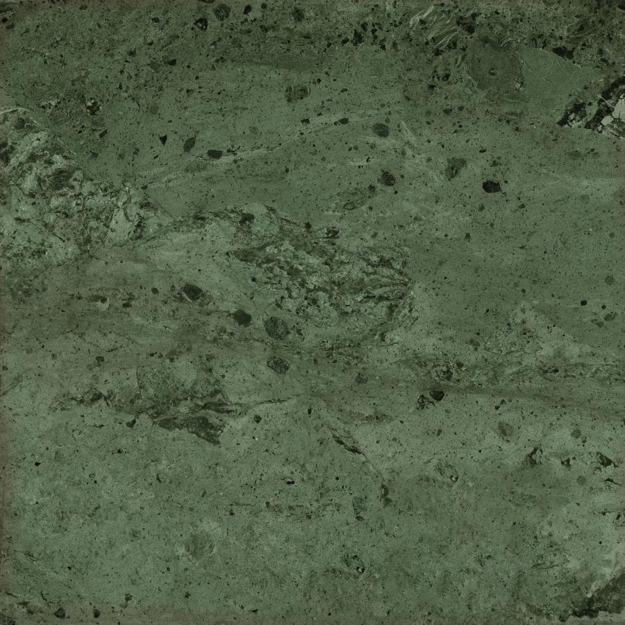 Edite Round Marble Top Accent Side Table in Merlot