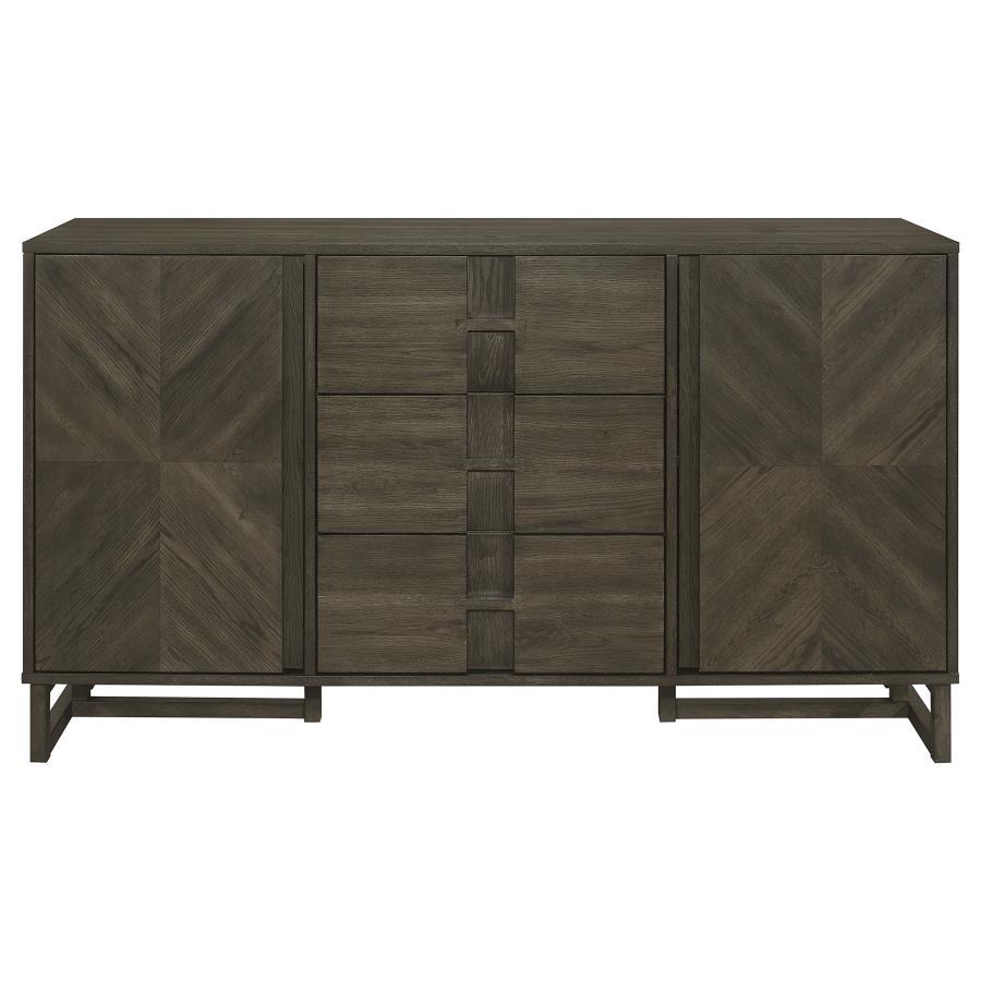 Kelly 3-Drawer Storage Dining Sideboard Buffet
