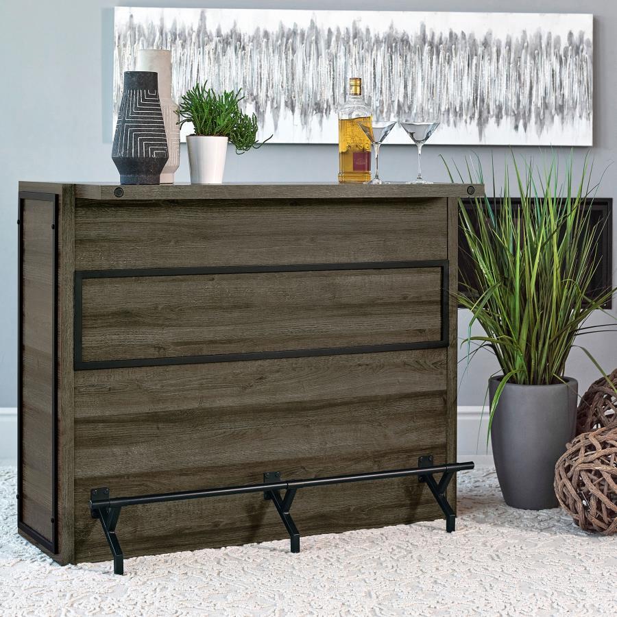 Joe 5-Shelf Composite Wood Home Bar Wine Cabinet