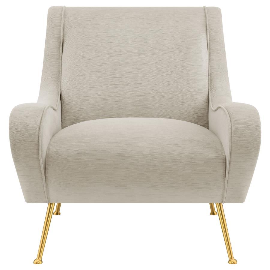 Ricci Upholstered Saddle Arm Accent Chair