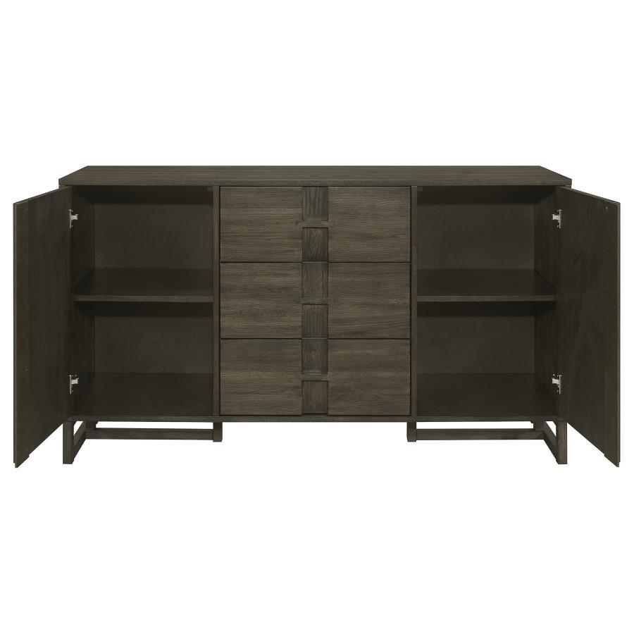 Kelly 3-Drawer Storage Dining Sideboard Buffet