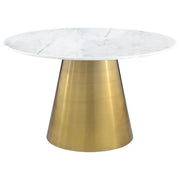 Ambrose Round Marble Top Dining Table