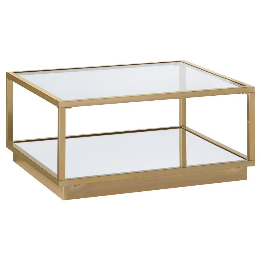Renee 2 Piece Square Coffee Table Set
