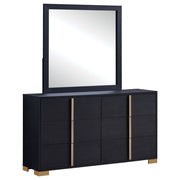 Marceline 6-Drawer Dresser With Mirror