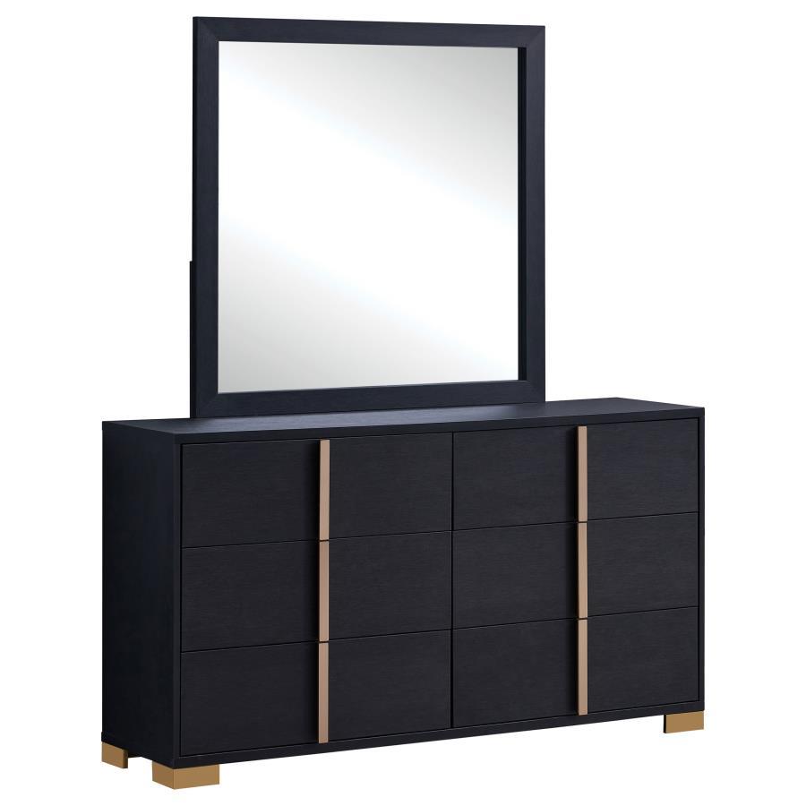 Marceline 6-Drawer Dresser With Mirror