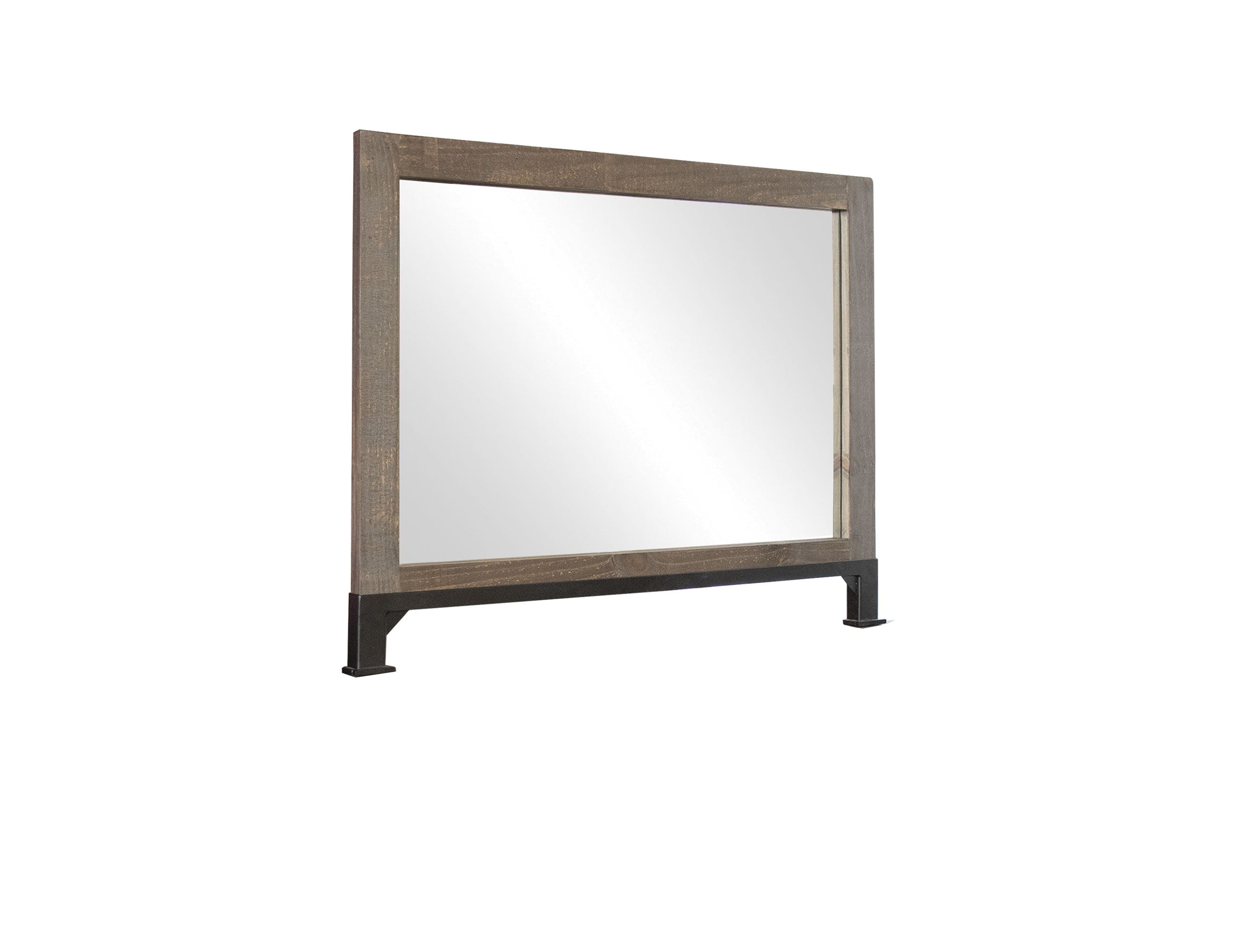 Antique - Mirror - Gray / Brown