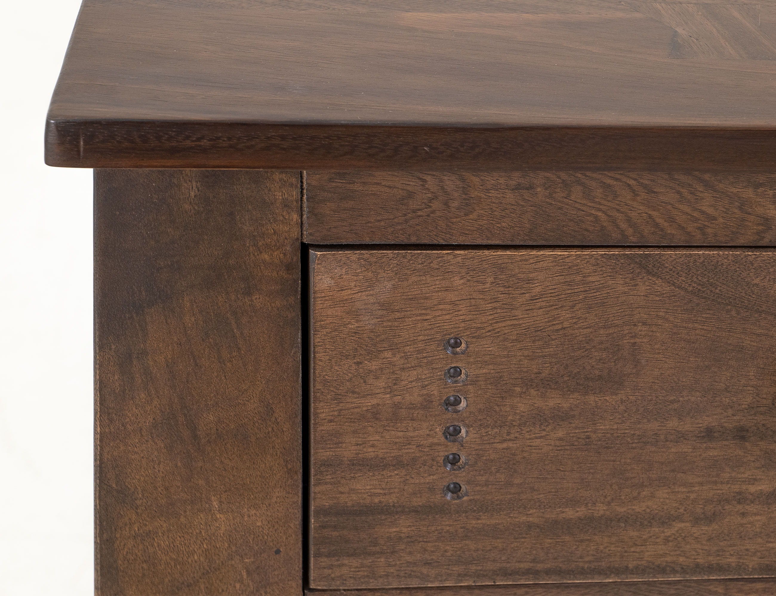 Parota III 2 Drawer, Nightstand in Barrel Brown