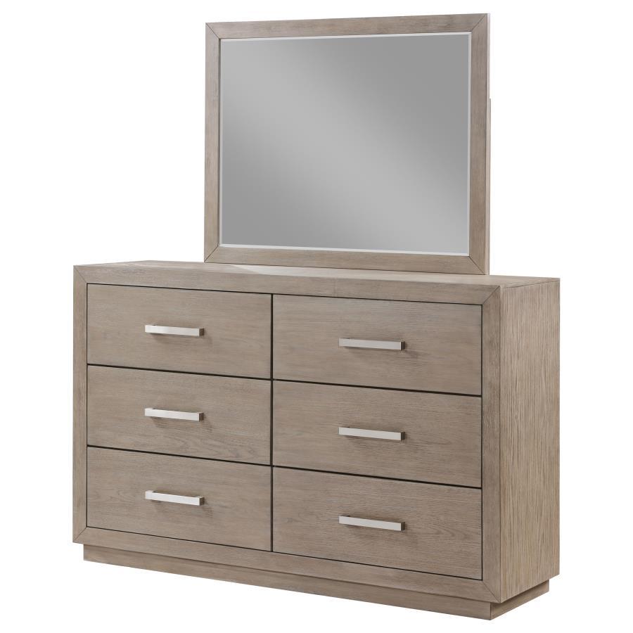 Kenora - 6-Drawer Dresser in Barley Brown Finish