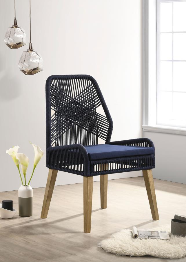 Nakia Woven Rope Dining Side Chairs – Set of 2