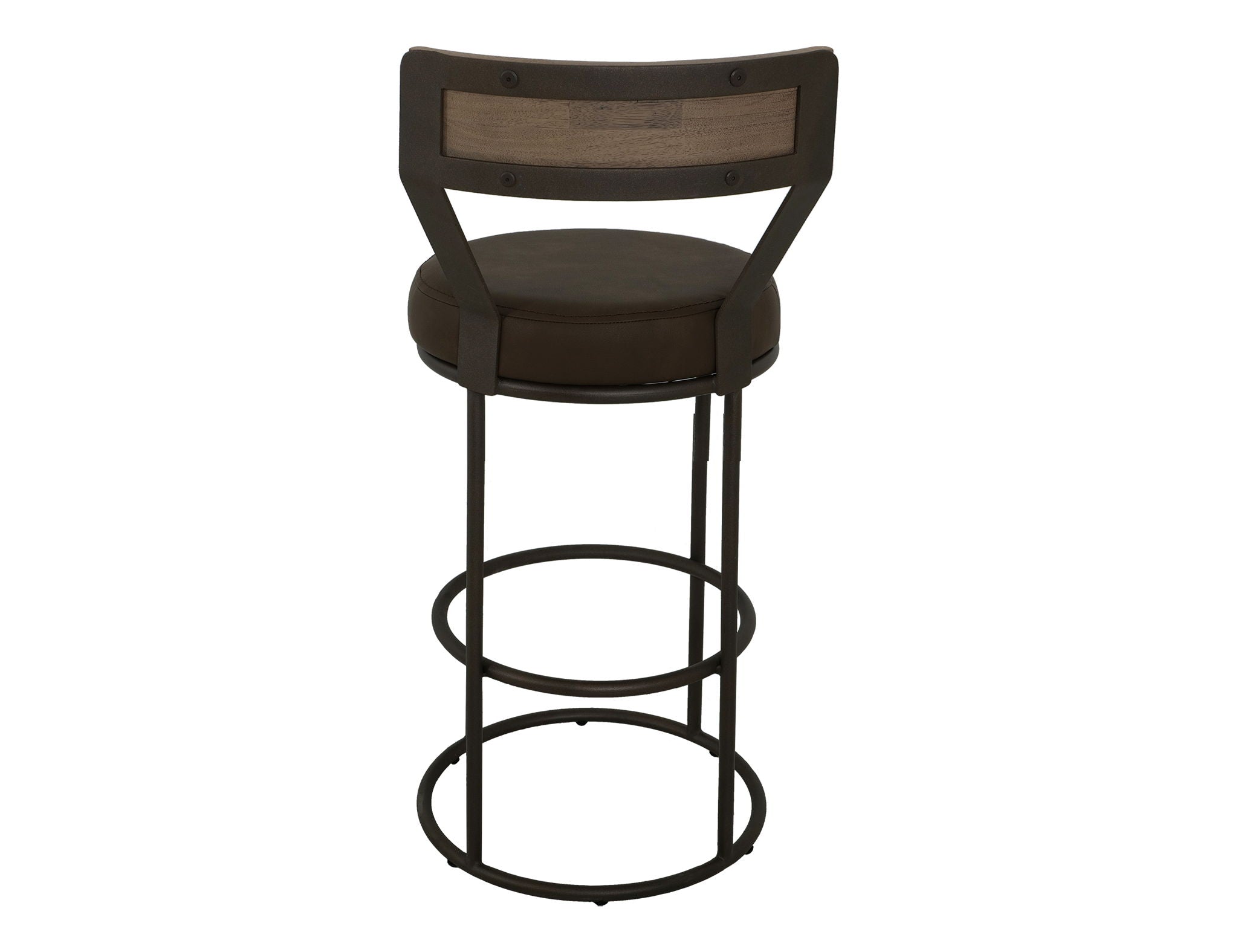Xel-Ha 30" Upholstered Barstool in Dark Chocolate