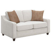 Christine - Upholstered Sloped Arm Loveseat