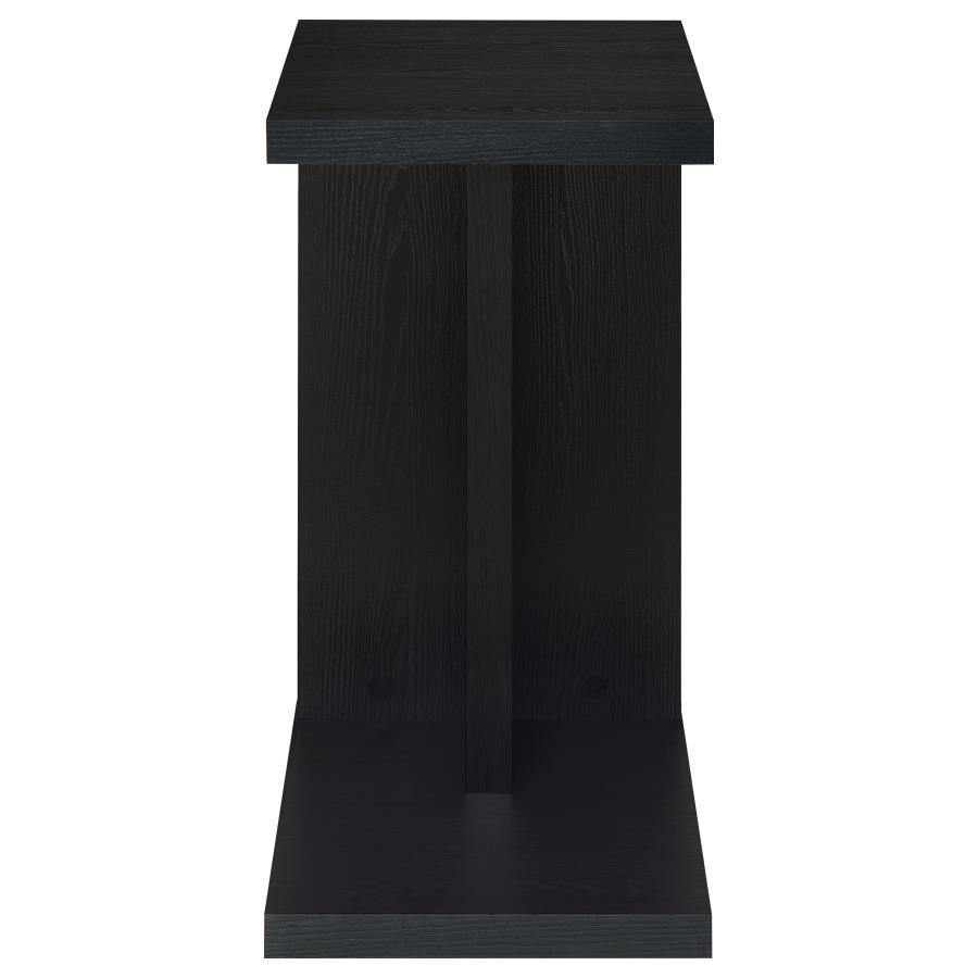 Clower - Engineered Wood C-Shaped Sofa Side Table