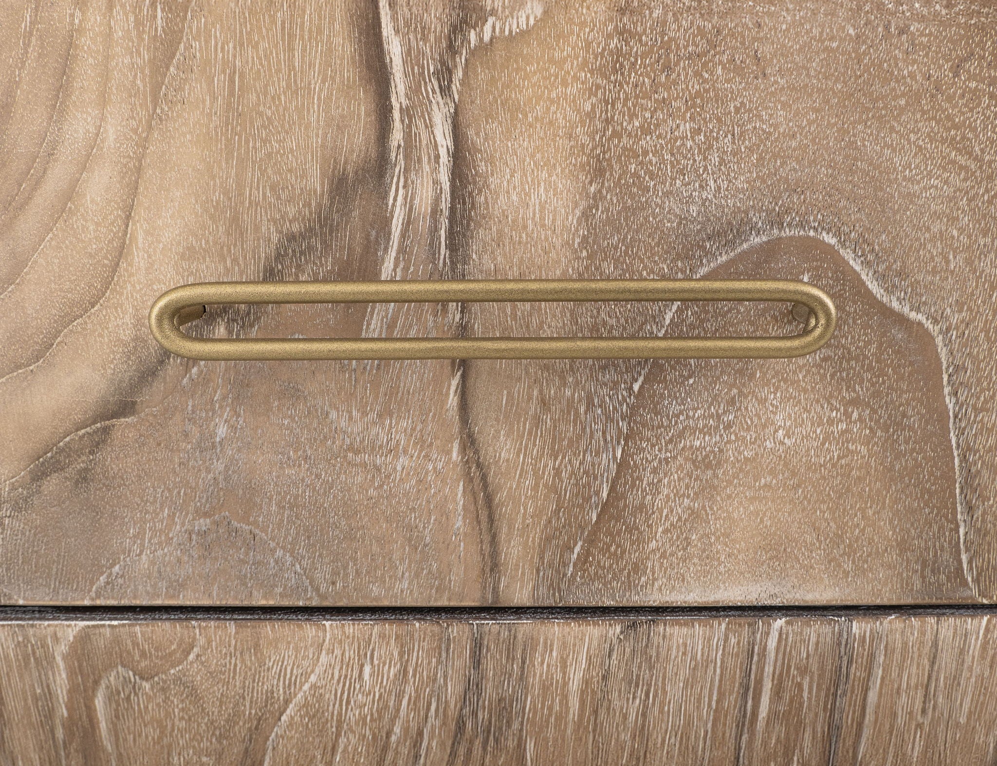 Balam 2-Drawer Nightstand in Ivory White