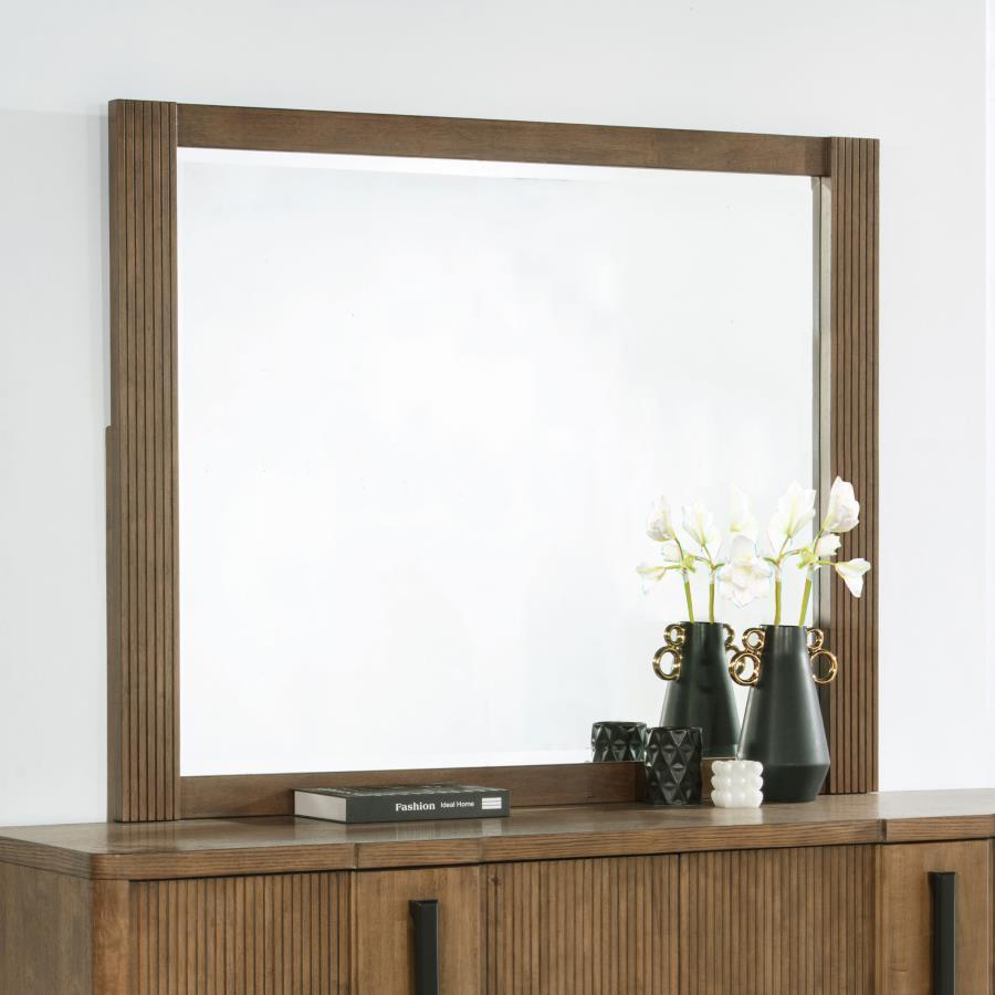 Terrace Dresser Mirror in Ash Brown