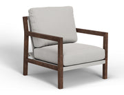 Milan Armchair – Elegant Solid Wood Frame