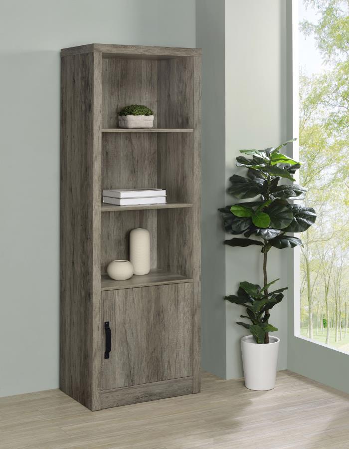 Burke - 3-Shelf Engineered Wood Media Tower