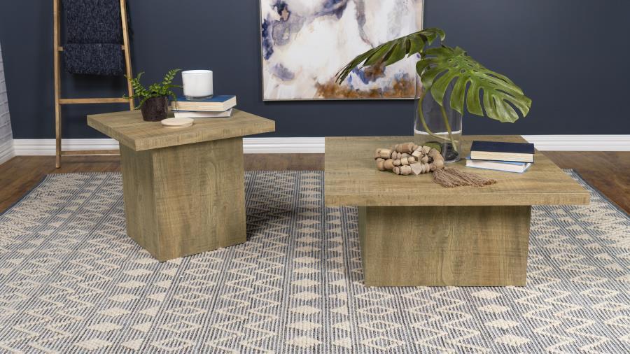 Devar Square Coffee and End Table Set