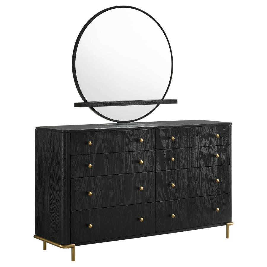 Arini 8-Drawer Bedroom Dresser with Mirror