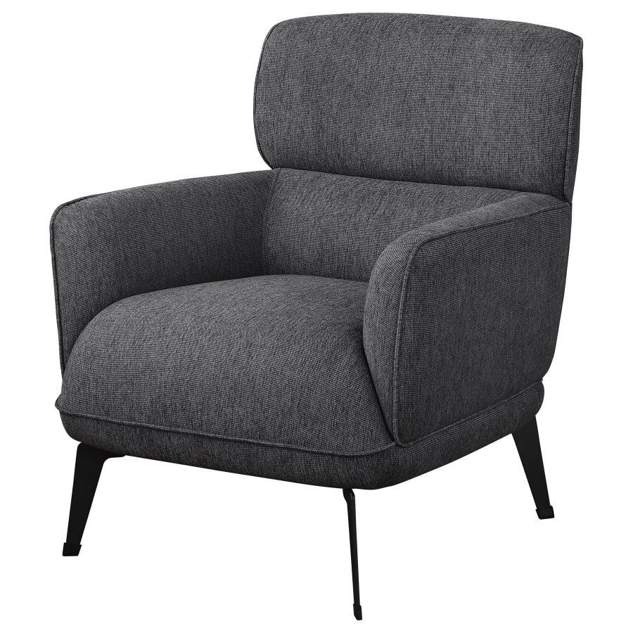 Andrea - Upholstered Crescent Arm Accent Chair