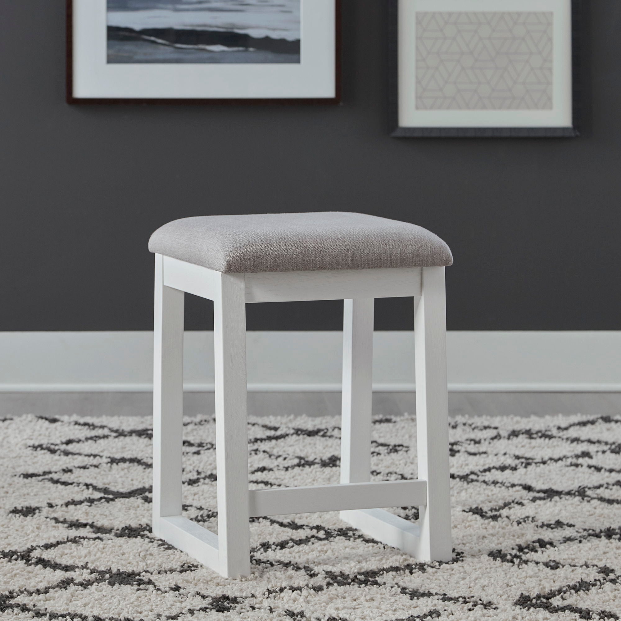 Palmetto Heights Upholstered Console Stool