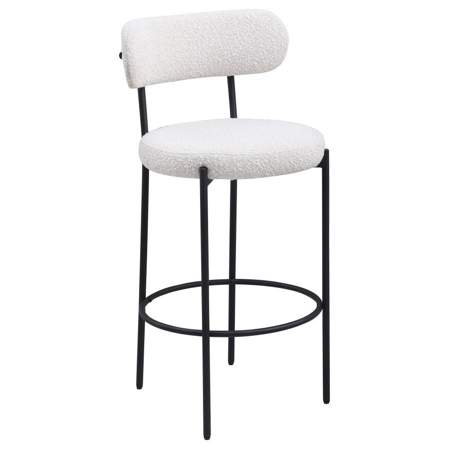 Viola Boucle Upholstered Bar Stool Set of 2