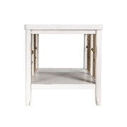 Dockside End Table – White Coastal