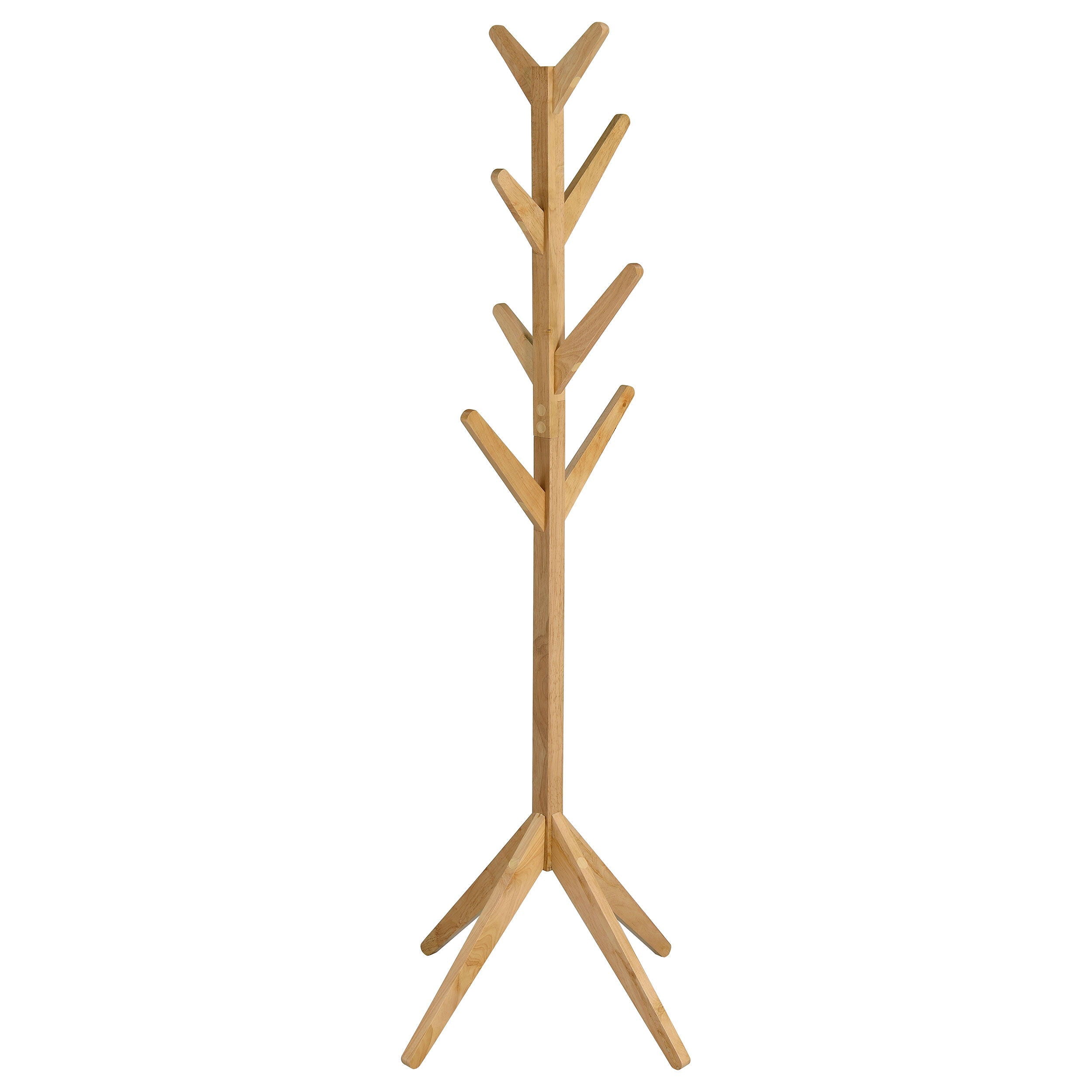 Margaret - Solid Wood Coat Rack in Natural Oak
