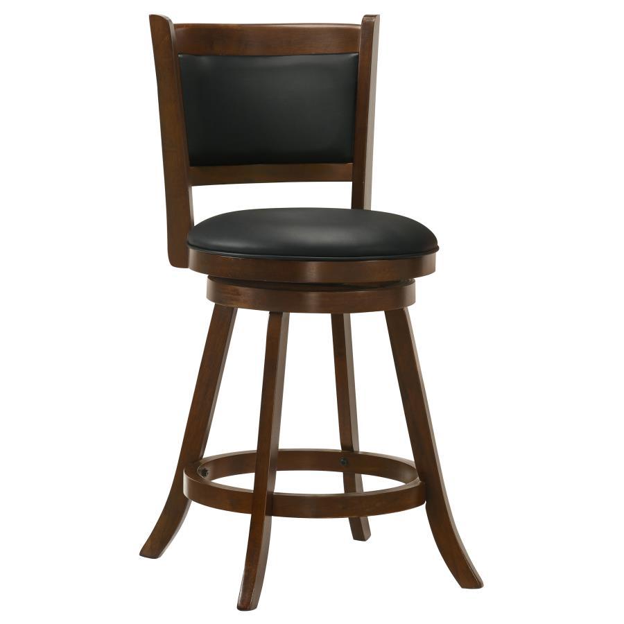 Broxton Upholstered Swivel Stools (Set of 2)
