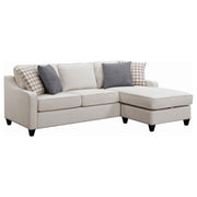 Mcloughlin Upholstered Sloped Arm Sectional Sofa