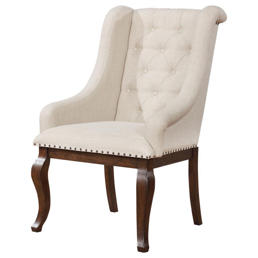 Brockway 2-Piece Upholstered Dining Arm Chair Set
