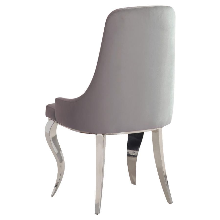 Antoine Velvet Upholstered Dining Side Chair Set of 2