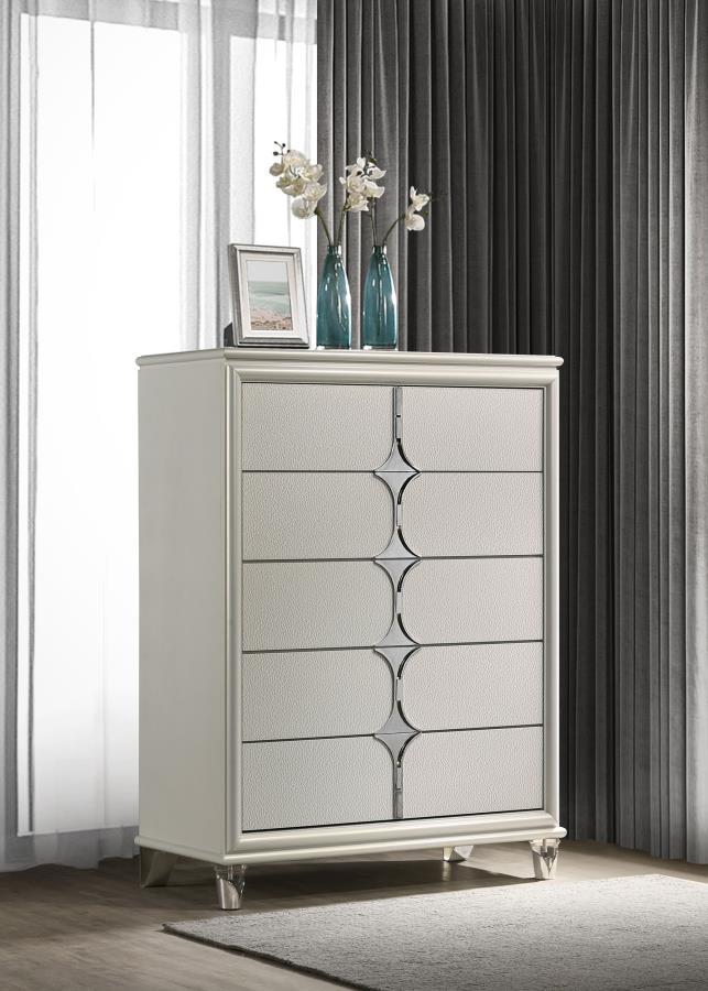 Olivia 5-Drawer Bedroom Chest of Drawers