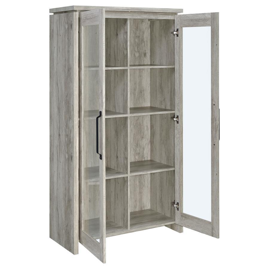 Alejo 2-Door Engineered Wood Tall Cabinet